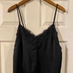 Abercrombie Black Silk Blouse